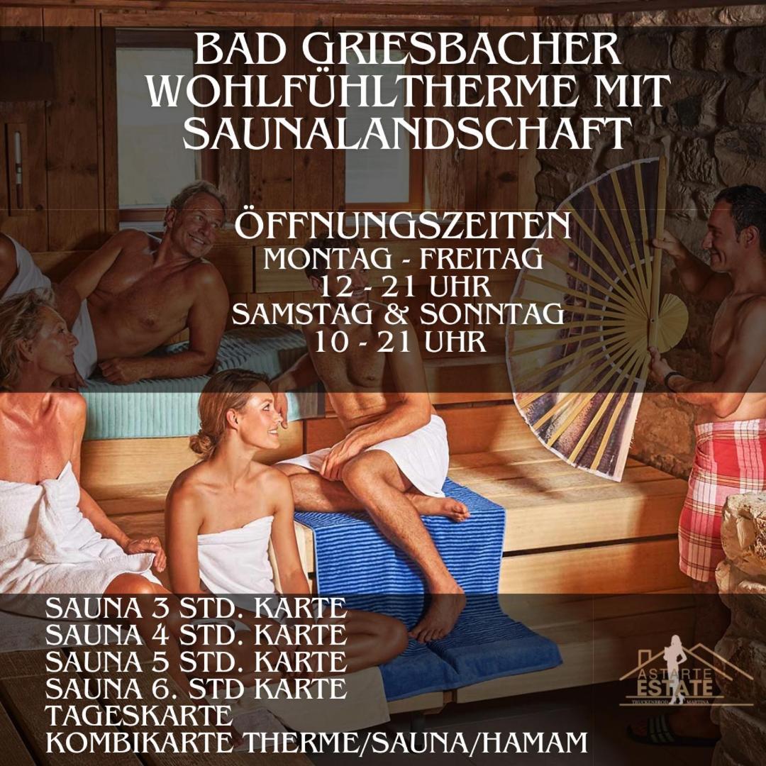 Fewo 20 - Appartement Im Rottalblick - Youngmodern Wohnen Mit Bademantelgang Zur Therme, Tv, Balkon Und Persoenlichem Gaesteempfang Von Astarte Estate Bad Griesbach  Exterior foto
