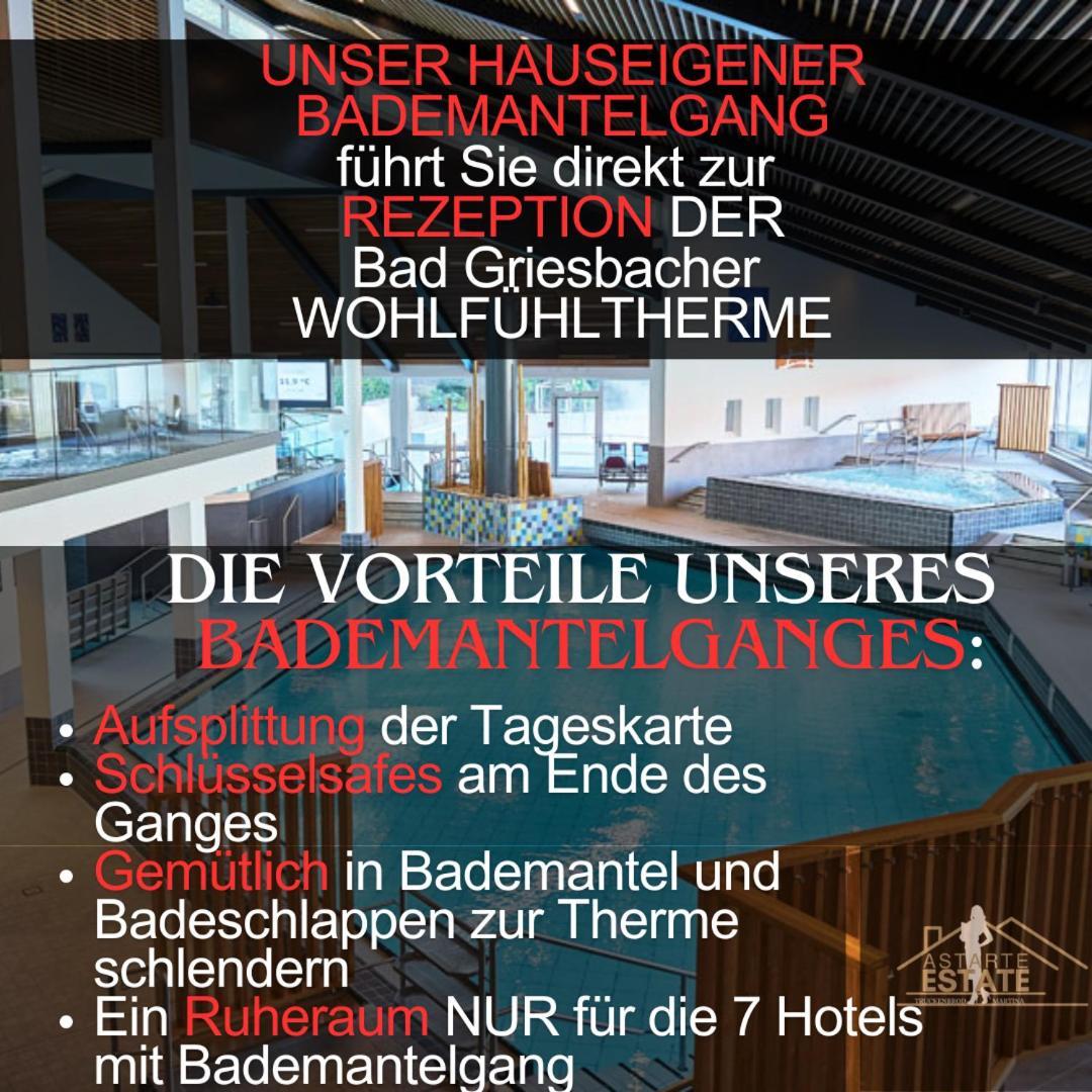 Fewo 20 - Appartement Im Rottalblick - Youngmodern Wohnen Mit Bademantelgang Zur Therme, Tv, Balkon Und Persoenlichem Gaesteempfang Von Astarte Estate Bad Griesbach  Exterior foto